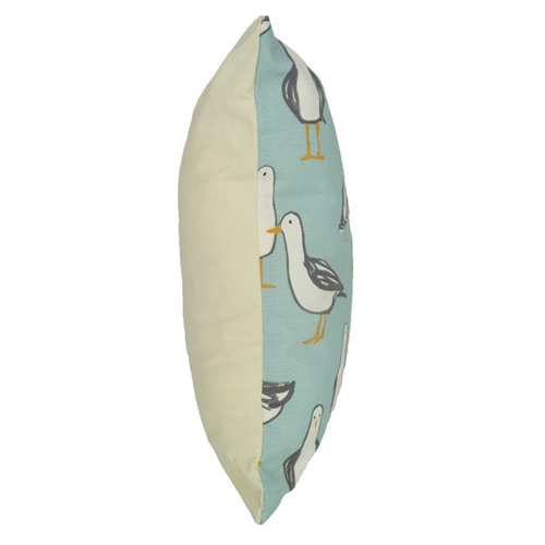 Seagulls, Duck Egg - (45cm x 45cm) Cushion - Image 4